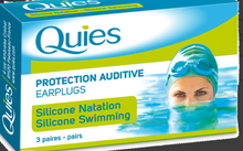 Load image into Gallery viewer, Quies Silicone Swimming Earplugs