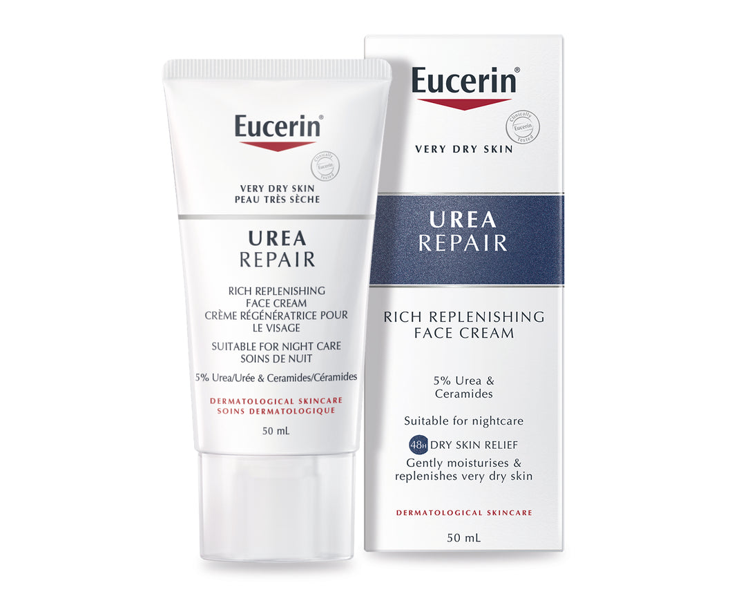 Eucerin UreaRepair Rich Replenishing Face Night Cream 50ml