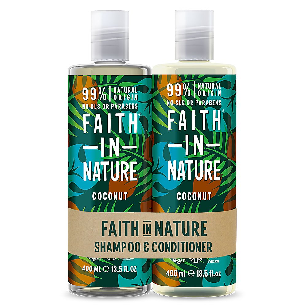 Faith in Nature Coconut Banded Shampoo & Conditioner