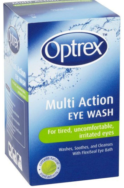 Optrex Multi Action Eye Wash with Eye Bath