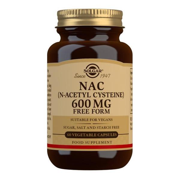 NAC (N-Acetyl Cysteine) 600mg Vegetable Capsules
