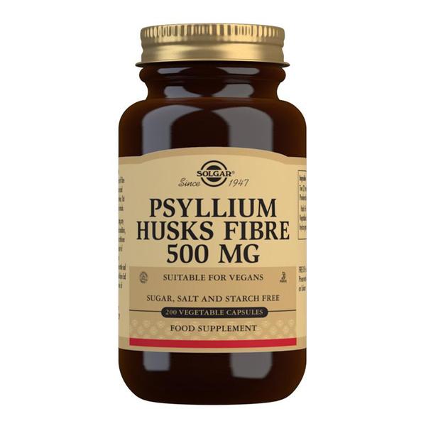 Psyllium Husks Fibre 500mg Vegetable Capsules