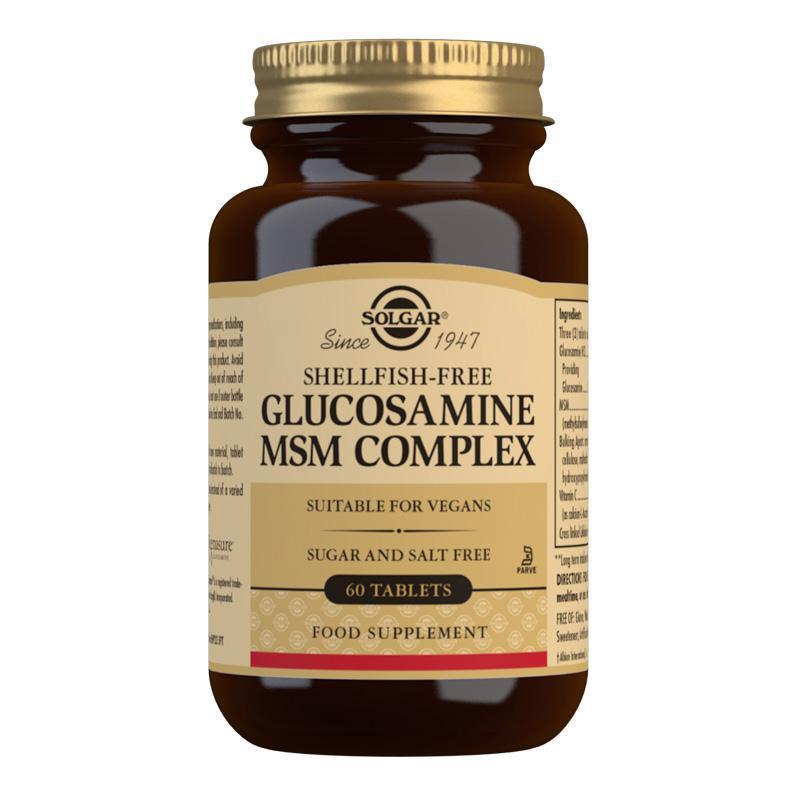 Solgar Glucosamine MSM Complex (60 Tablets)